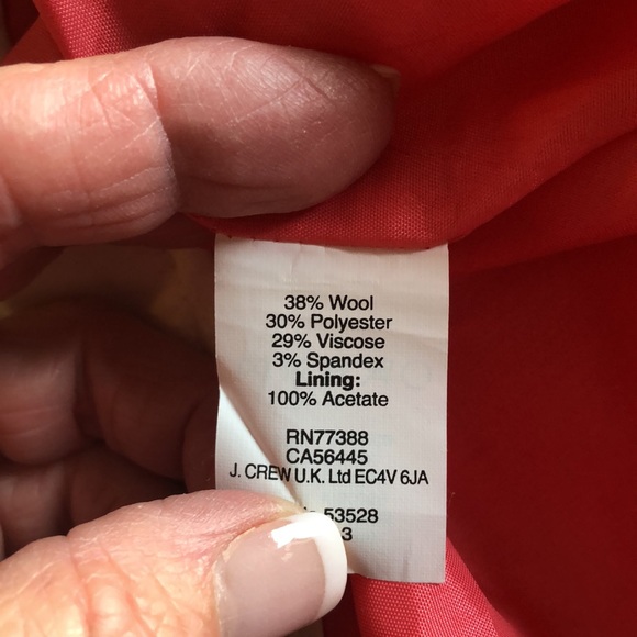 J Crew City Fit Skimmer wool blend pants sz6 - Picture 11 of 12